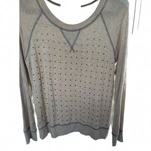 Gray Long Sleeve Women's Top
